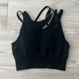 Black Gymshark sports bra XS